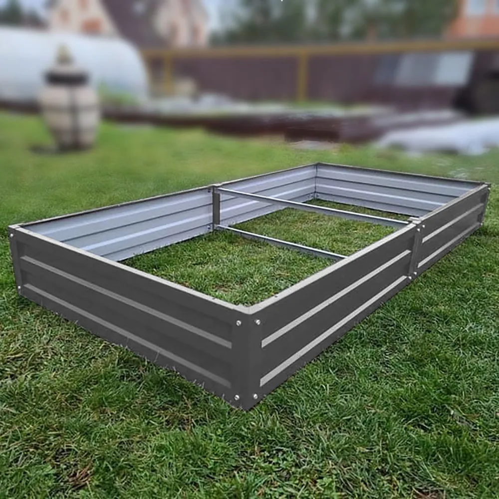 Усиленная грядка Графит (1,25 х 8)